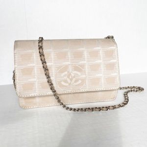 CHANEL Beige Crossbody Bag